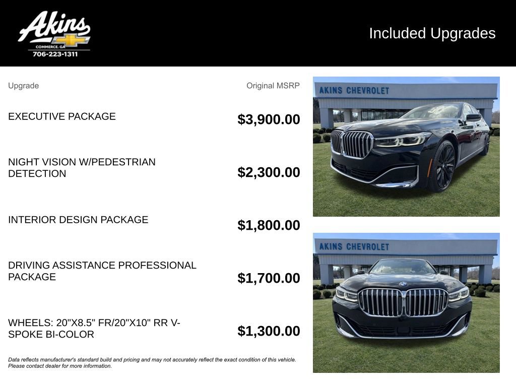 Used 2020 BMW 750i xDrive w/ Executive Package image 5