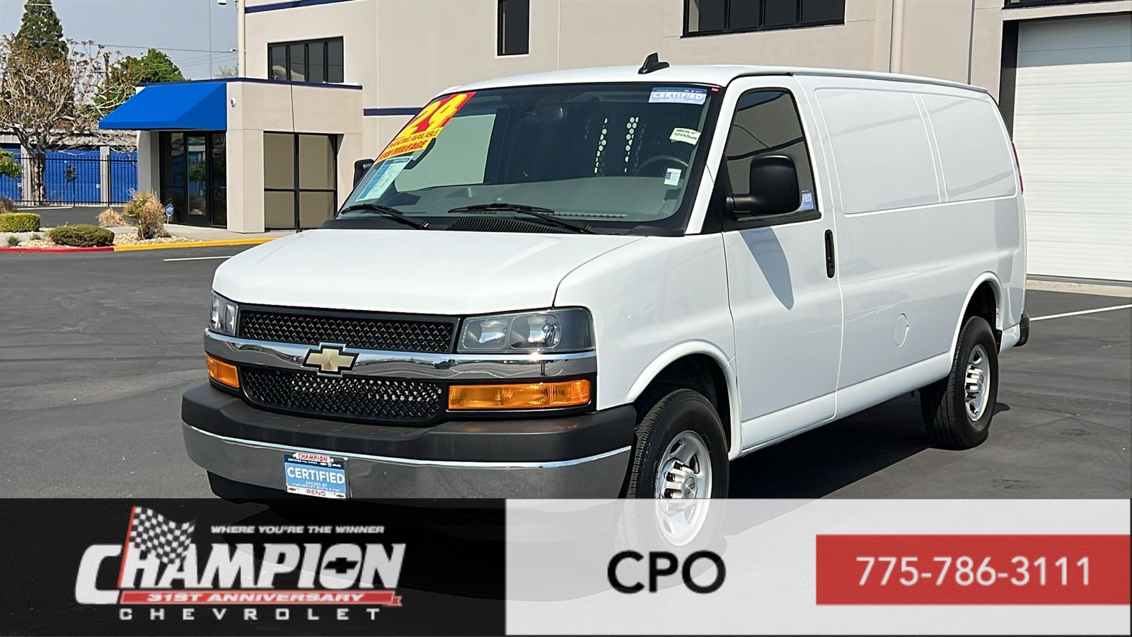 Certified 2024 Chevrolet Express 2500 w/ Driver Convenience Package RWD image 1