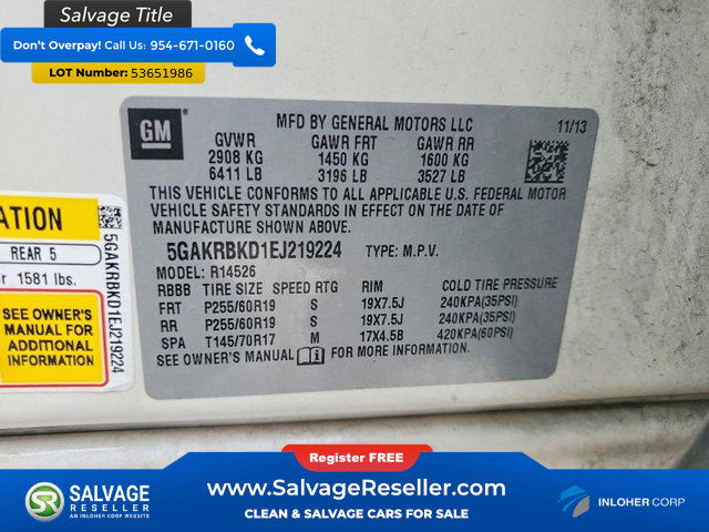 Used 2014 Buick Enclave Leather FWD image 17