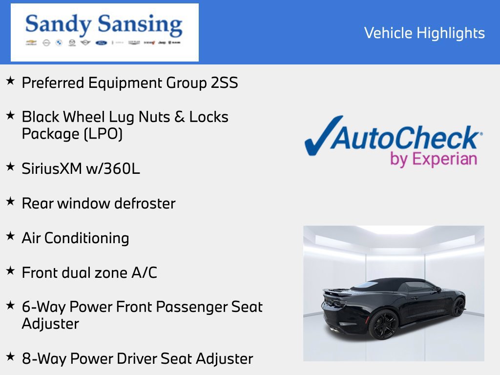 Used 2023 Chevrolet Camaro SS RWD image 7