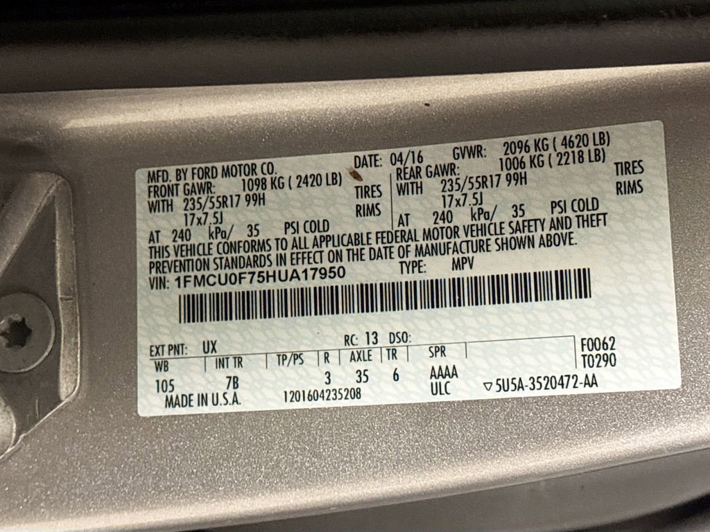 Used 2017 Ford Escape S FWD image 37