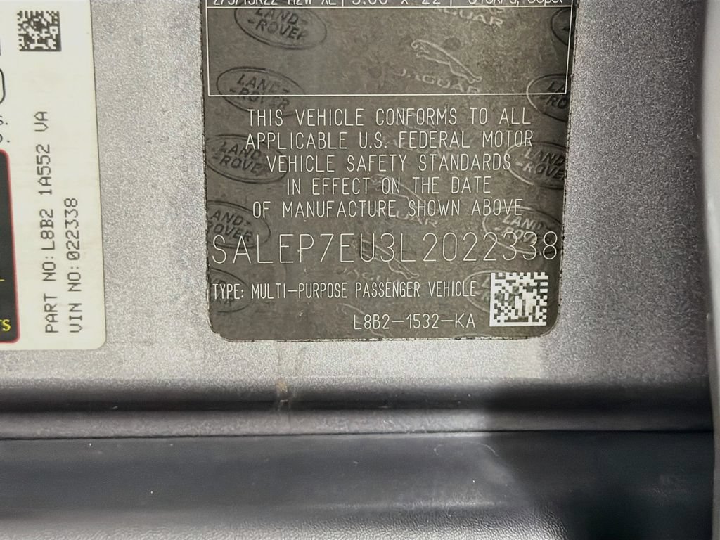 Certified 2020 Land Rover Defender 110 SE AWD/4WD image 34