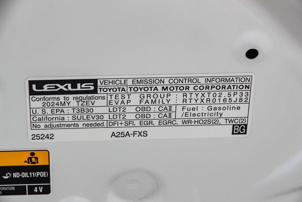 Certified 2024 Lexus NX 450h+ AWD w/ Vision Package image 28