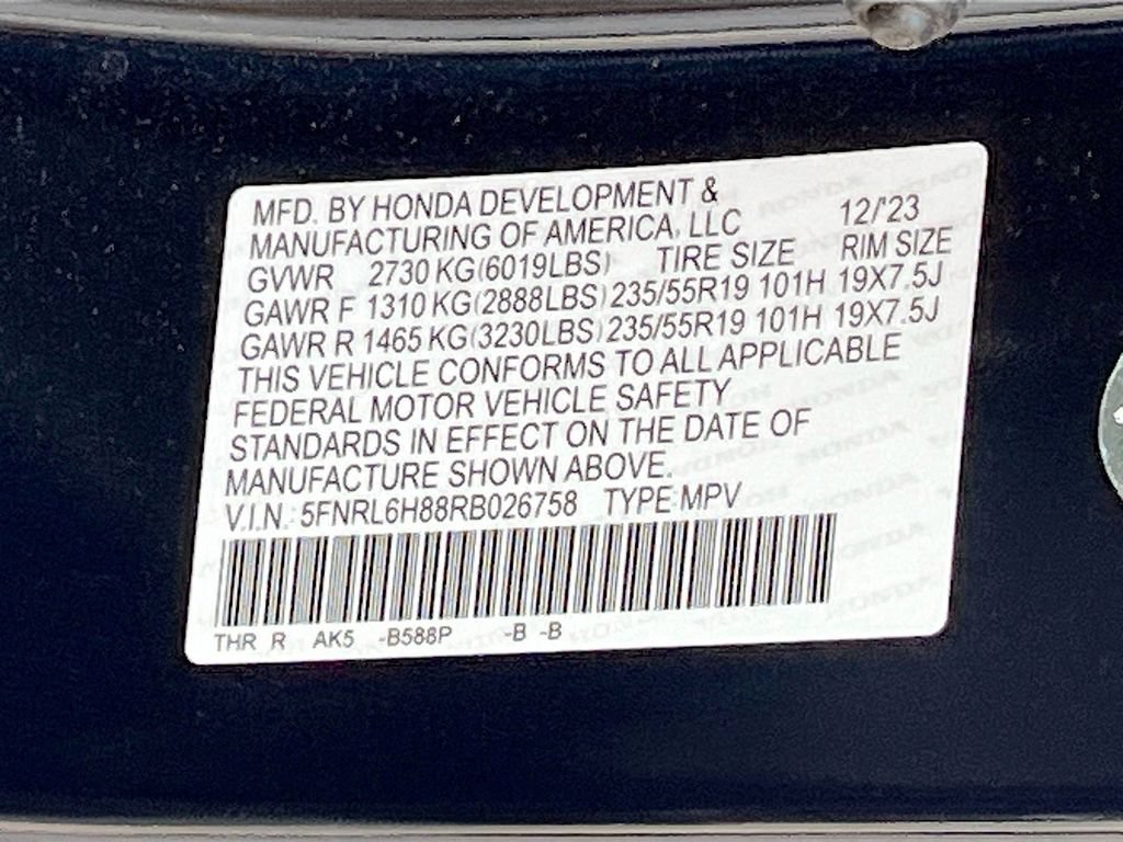 Used 2024 Honda Odyssey Touring image 35