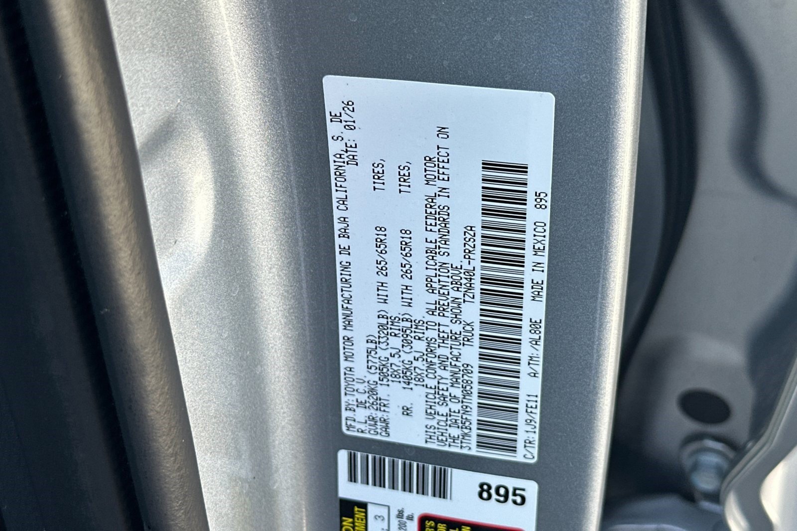 Used 2026 Toyota Tacoma TRD Sport RWD image 25