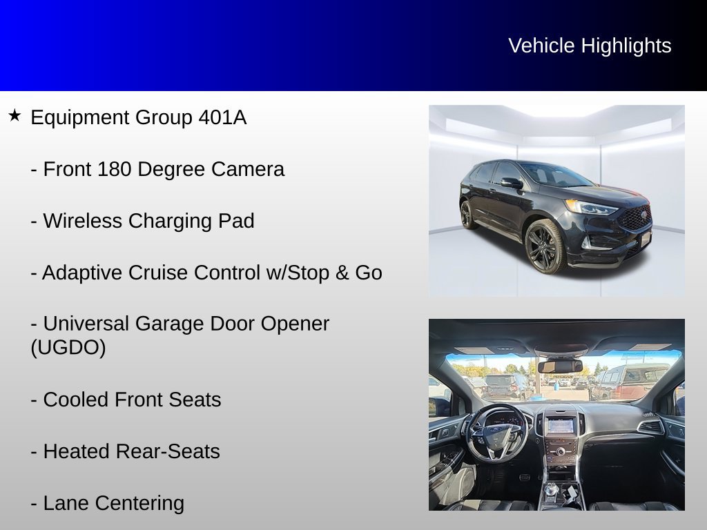 Used 2019 Ford Edge ST w/ Equipment Group 401A AWD/4WD image 12
