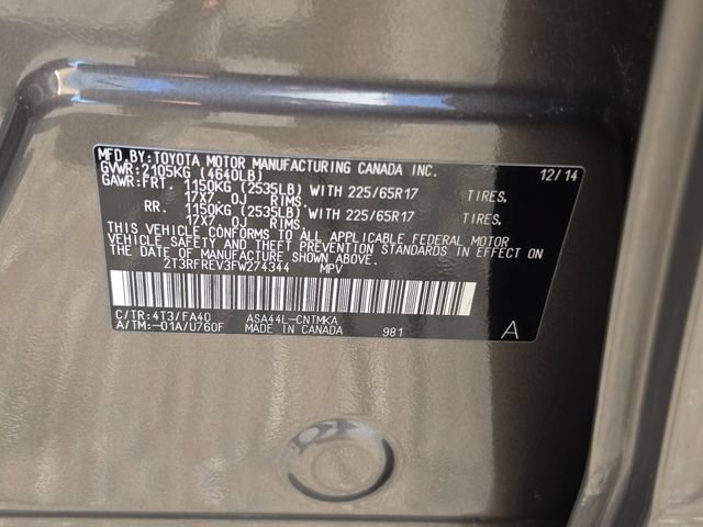 Used 2015 Toyota RAV4 XLE AWD/4WD image 29