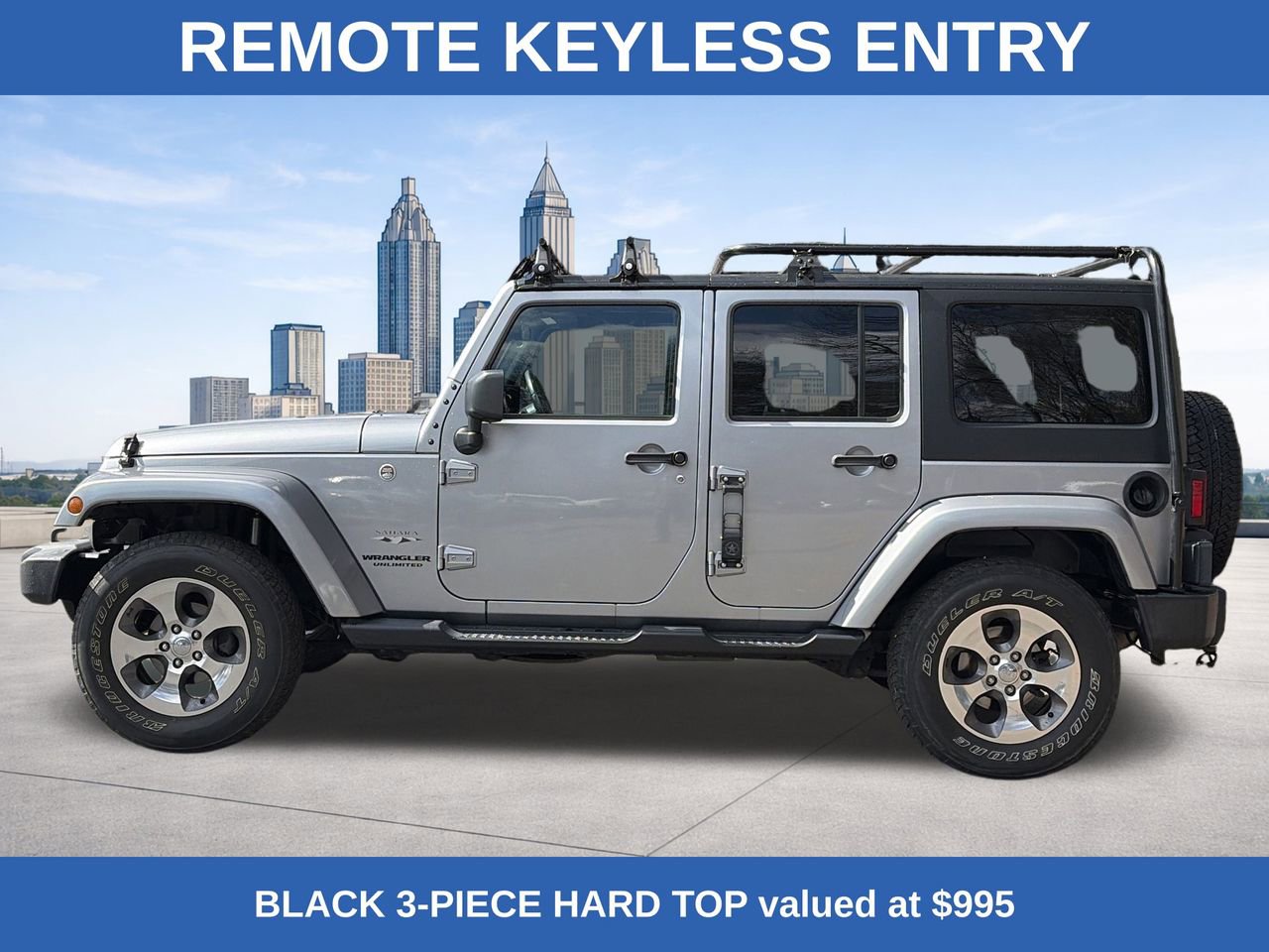 Used 2017 Jeep Wrangler Unlimited Sahara w/ Connectivity Group image 2