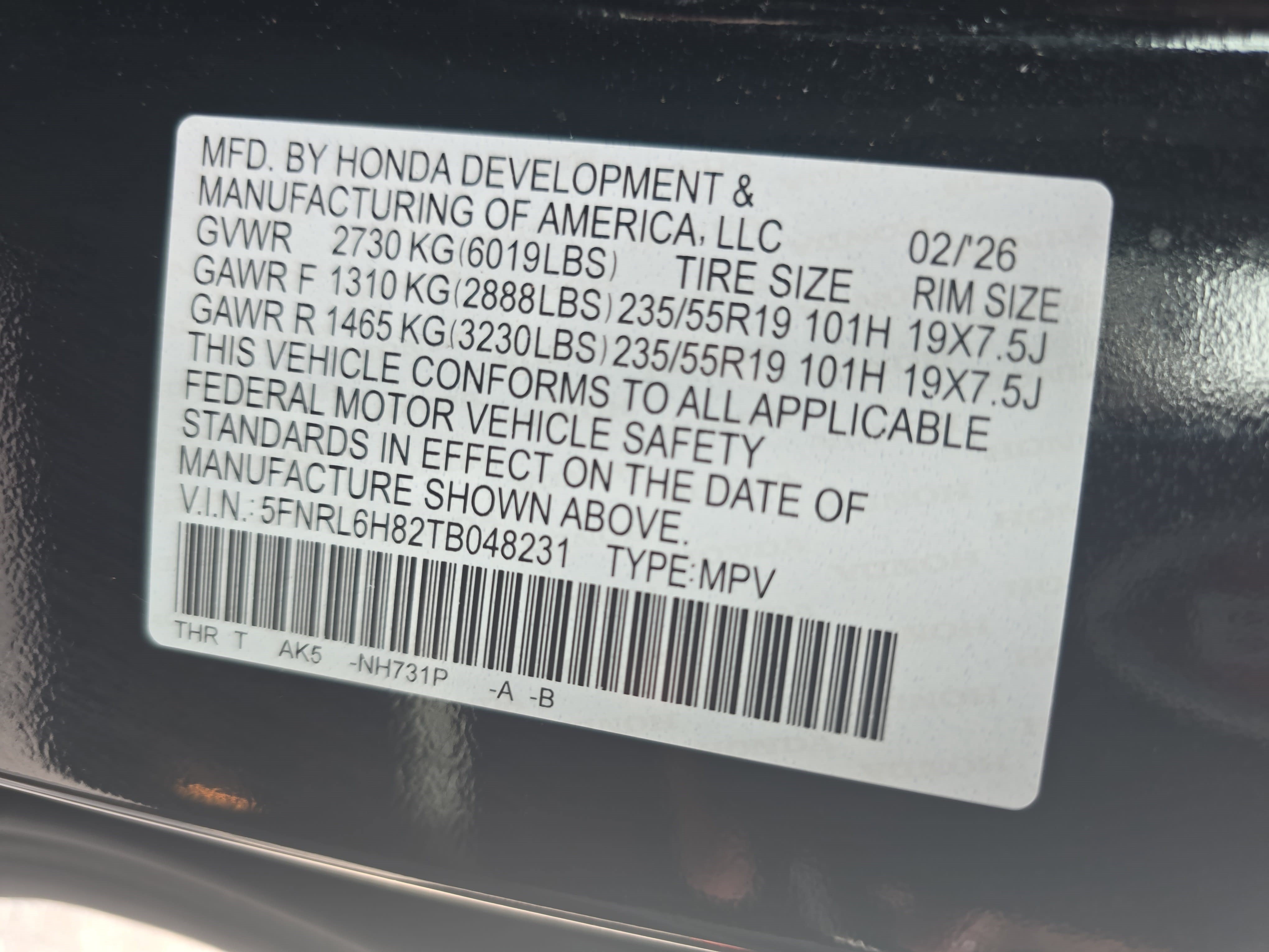 Used 2026 Honda Odyssey Touring image 36