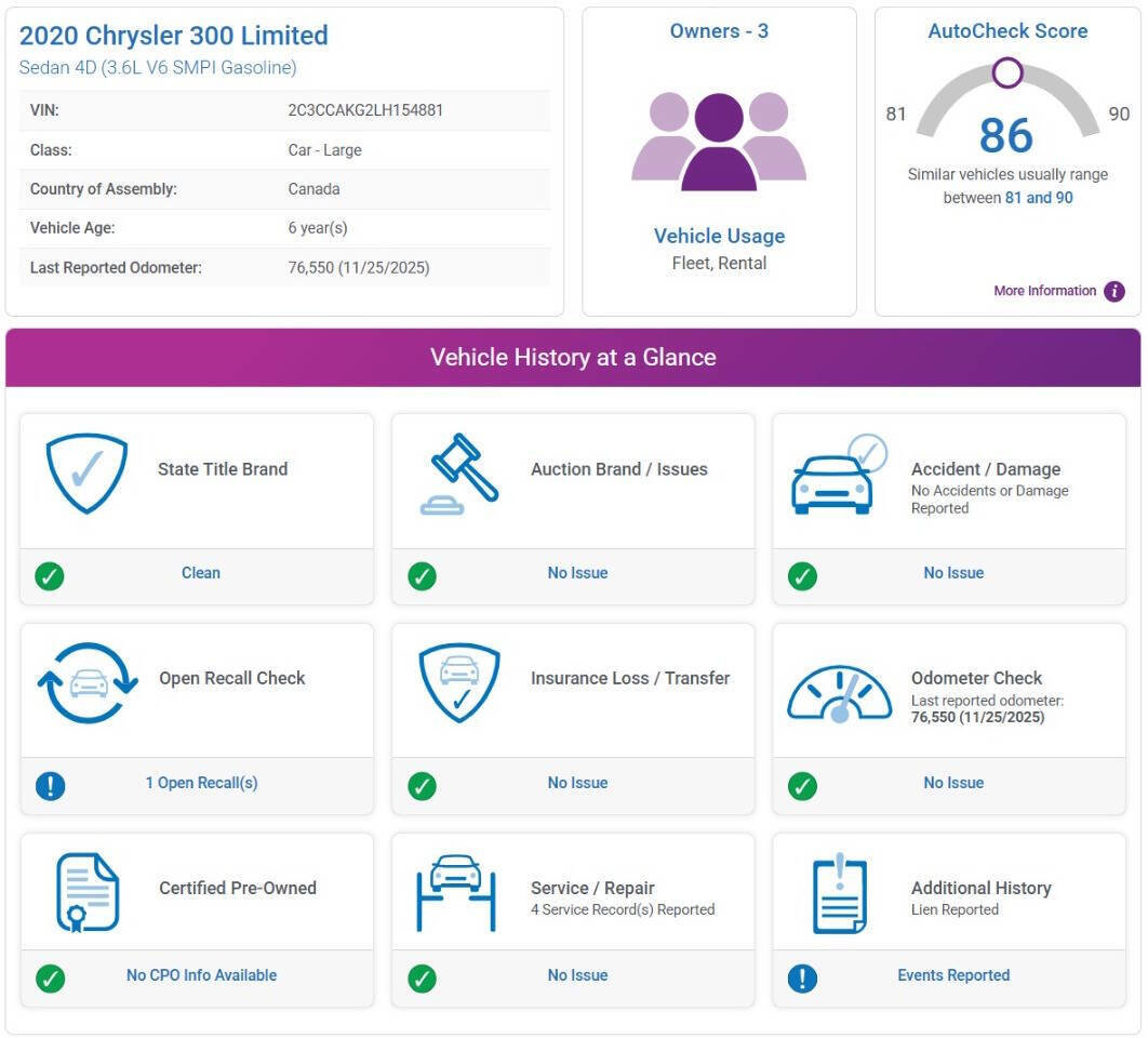 Used 2020 Chrysler 300 Limited image 5