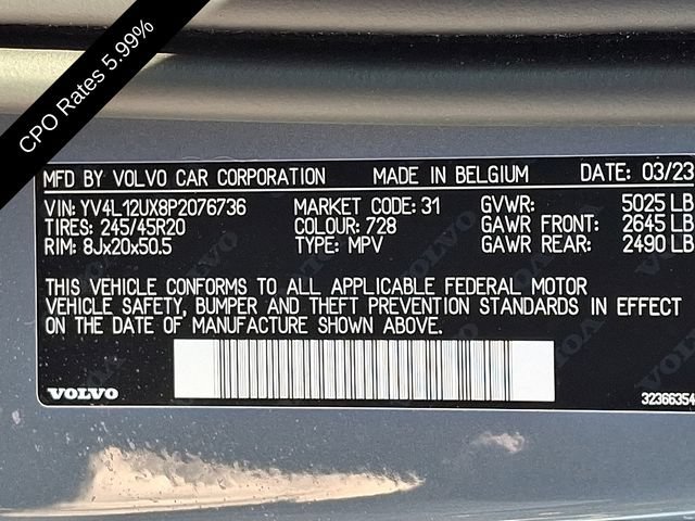 Certified 2023 Volvo XC40 B5 Ultimate w/ Climate Package AWD/4WD image 31