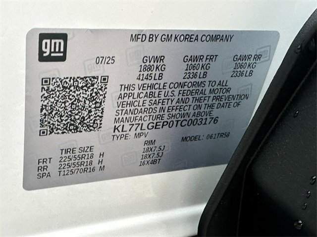 New 2026 Chevrolet Trax RS w/ Sunroof Package image 16