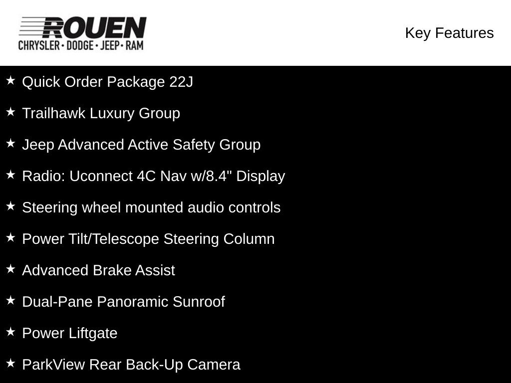 Used 2019 Jeep Grand Cherokee Trailhawk w/ Trailhawk Luxury Group AWD/4WD image 3