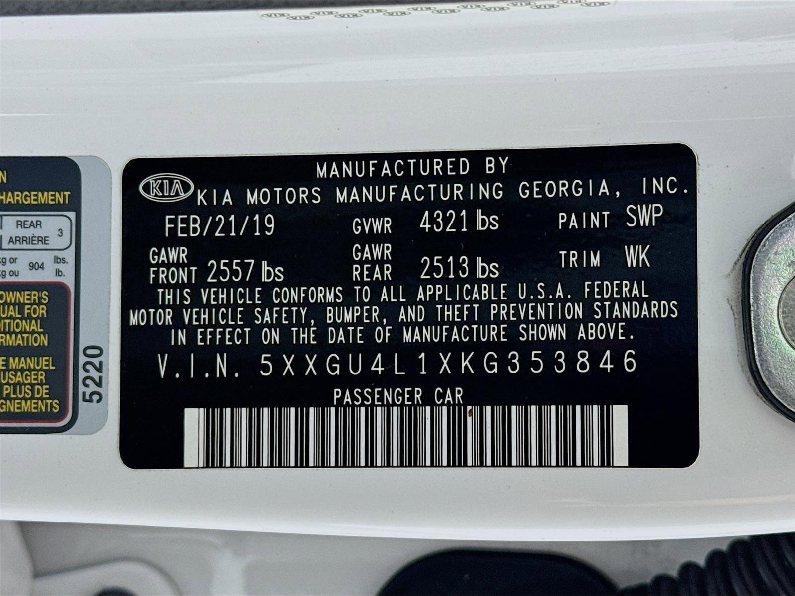 Used 2019 Kia Optima EX FWD image 32