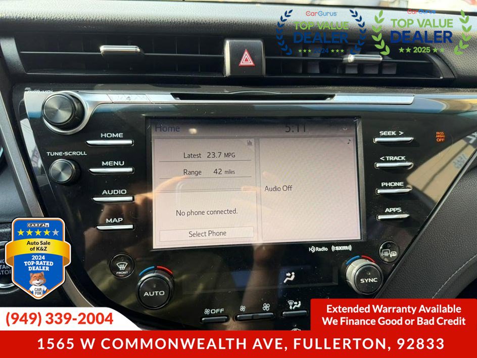 Used 2019 Toyota Camry XSE w/ Carpet Mat Package FWD image 29