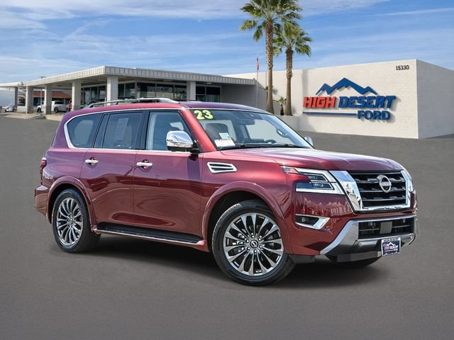Used 2023 Nissan Armada Platinum w/ Captain's Chairs Package