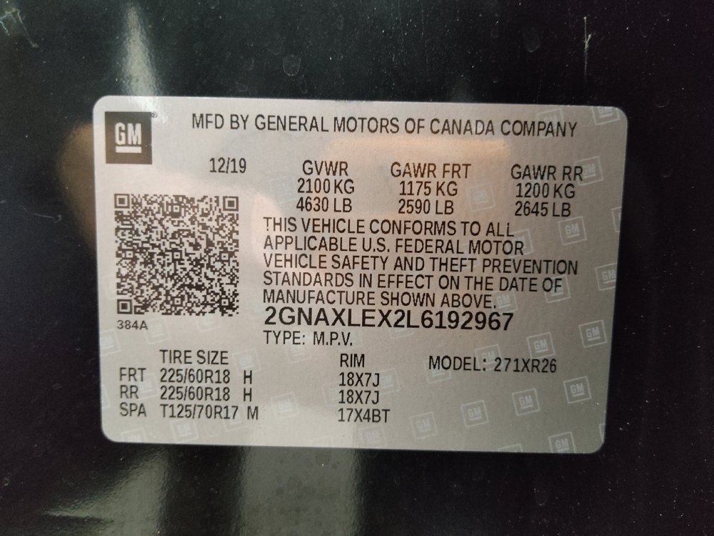 Used 2020 Chevrolet Equinox LT FWD image 33