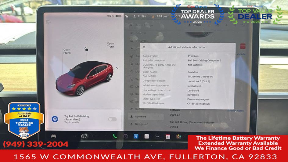Used 2018 Tesla Model 3 Long Range RWD image 16