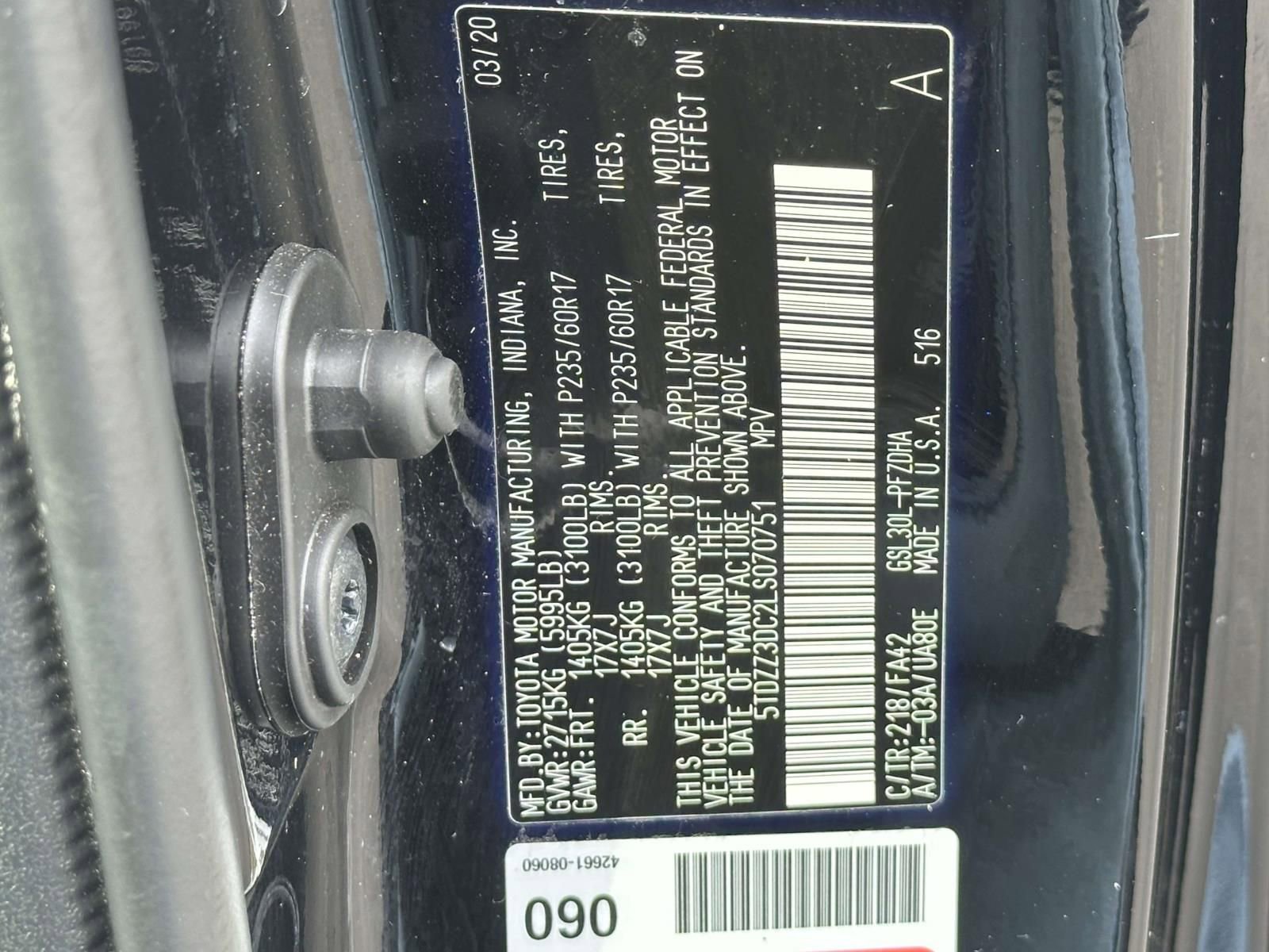 Used 2020 Toyota Sienna L FWD image 28