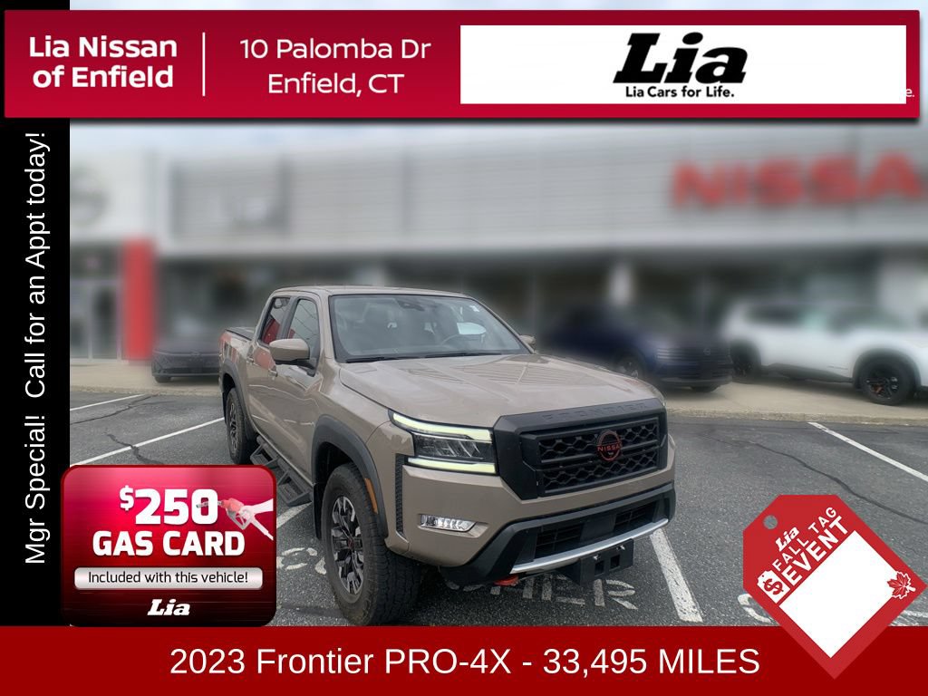 Certified 2023 Nissan Frontier PRO-4X w/ Pro Convenience Package