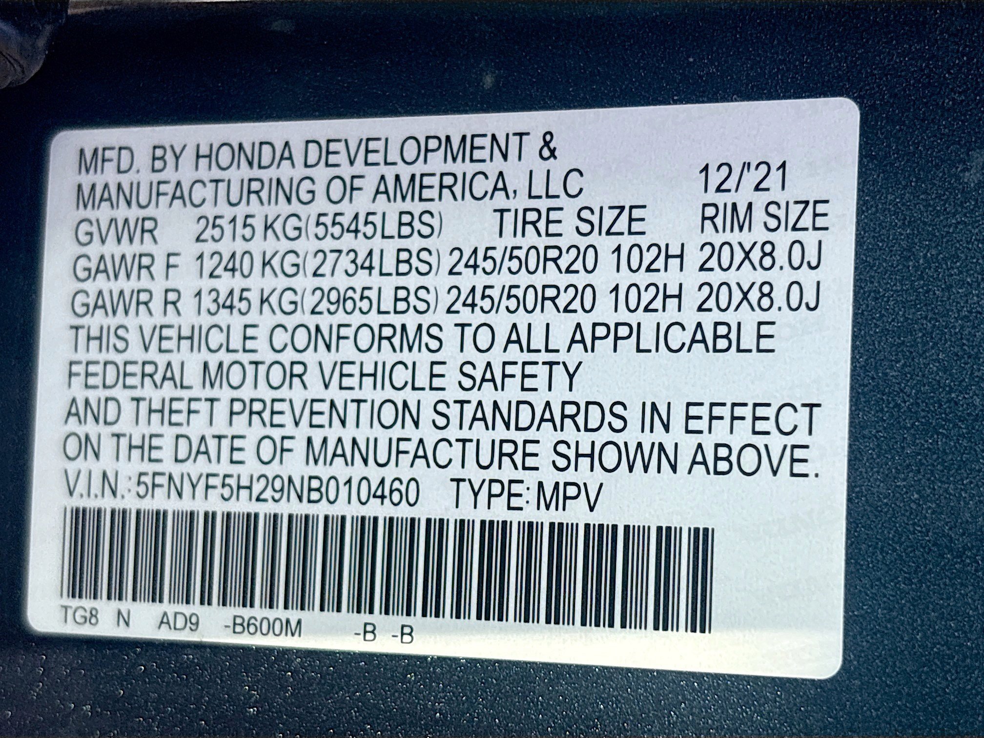 Used 2022 Honda Pilot Special Edition image 48