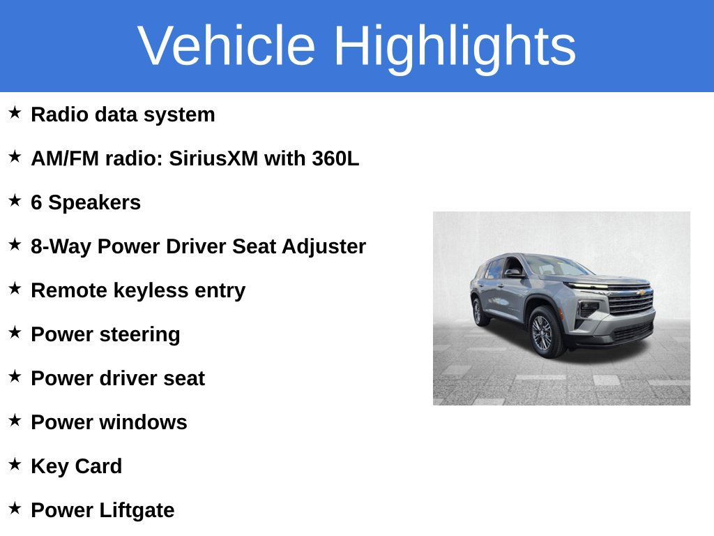 Certified 2026 Chevrolet Traverse LT w/ Driver Confidence Package FWD image 4