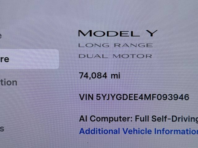 Used 2021 Tesla Model Y Long Range AWD/4WD image 24
