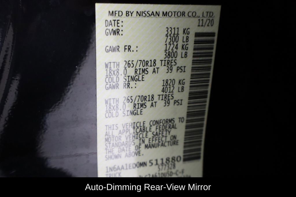 Used 2021 Nissan Titan SV w/ SV Convenience Package image 36