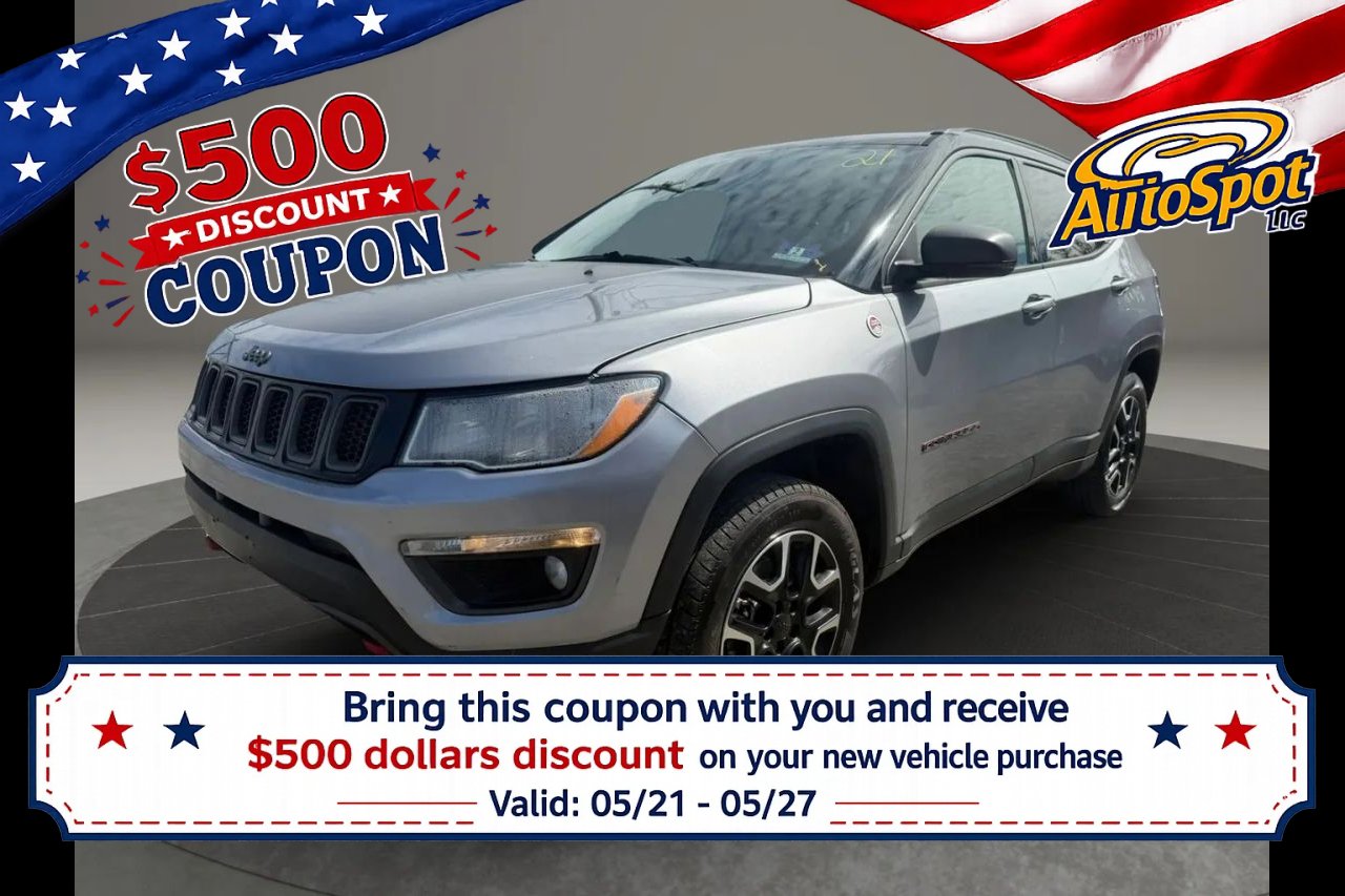 Used 2019 Jeep Compass Trailhawk AWD/4WD image 1
