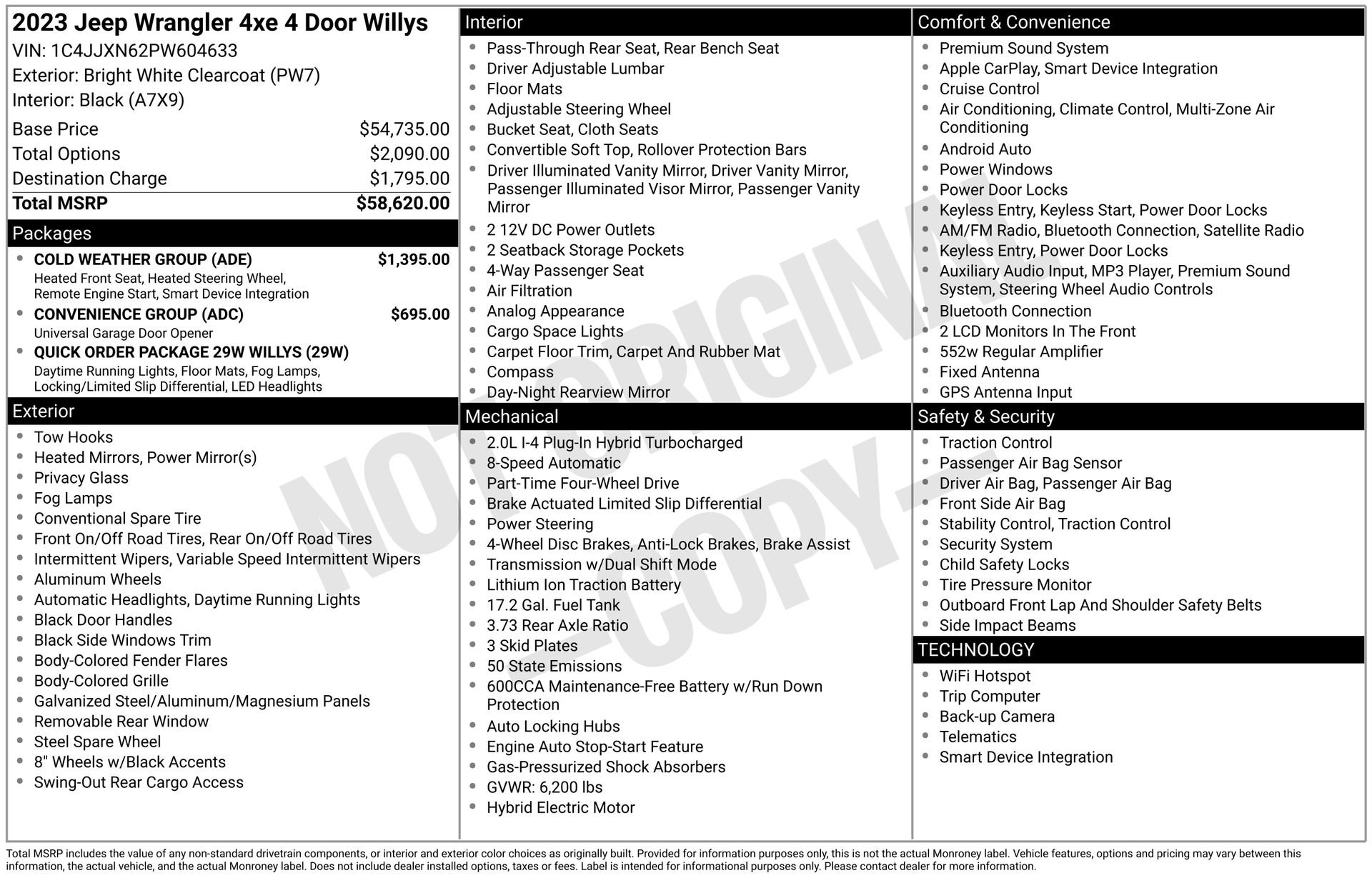 Used 2023 Jeep Wrangler Unlimited w/ Cold Weather Group image 4