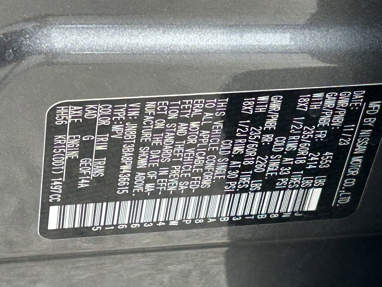 Certified 2023 Nissan Rogue SV image 13