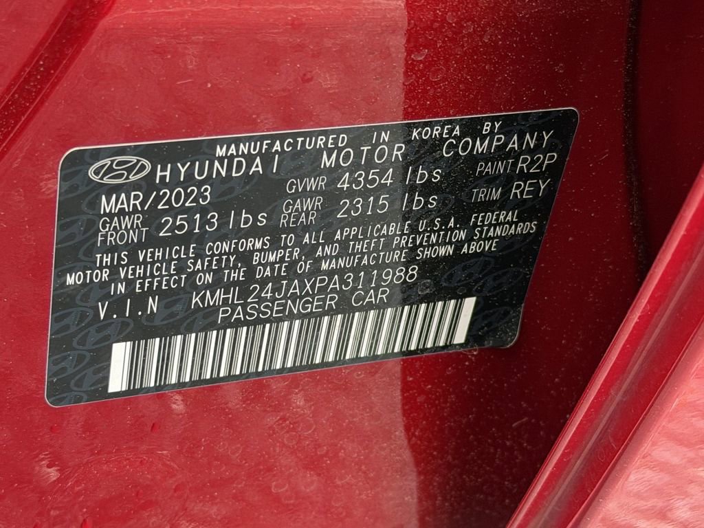 Used 2023 Hyundai Sonata SE w/ Cargo Package FWD image 12