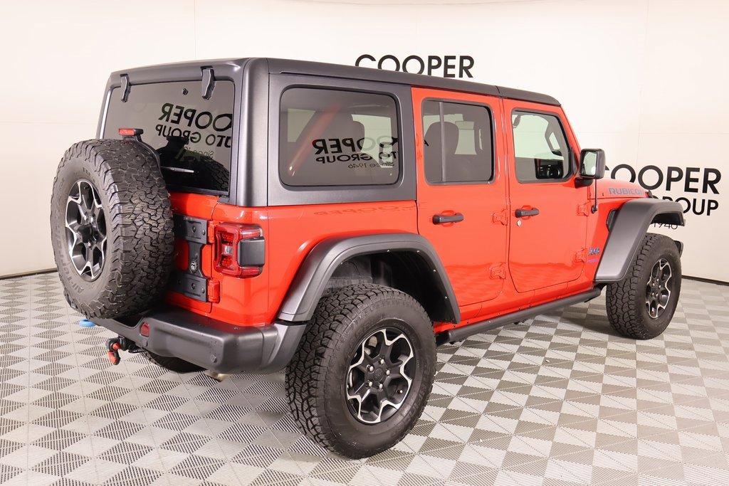 Used 2021 Jeep Wrangler Unlimited Rubicon 4xe w/ Steel Bumper Group image 21