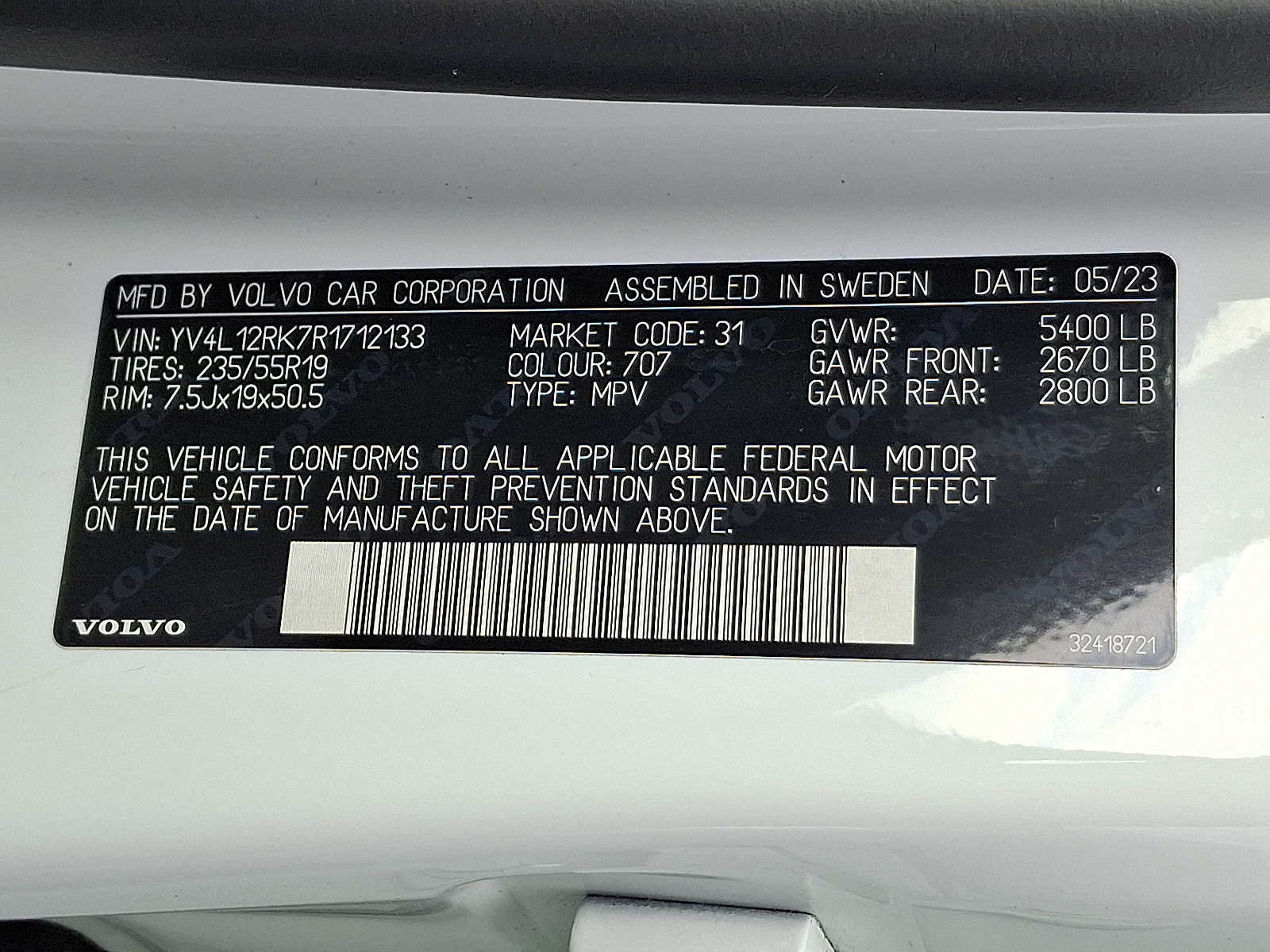 Used 2024 Volvo XC60 B5 Core w/ Climate Package AWD/4WD image 30