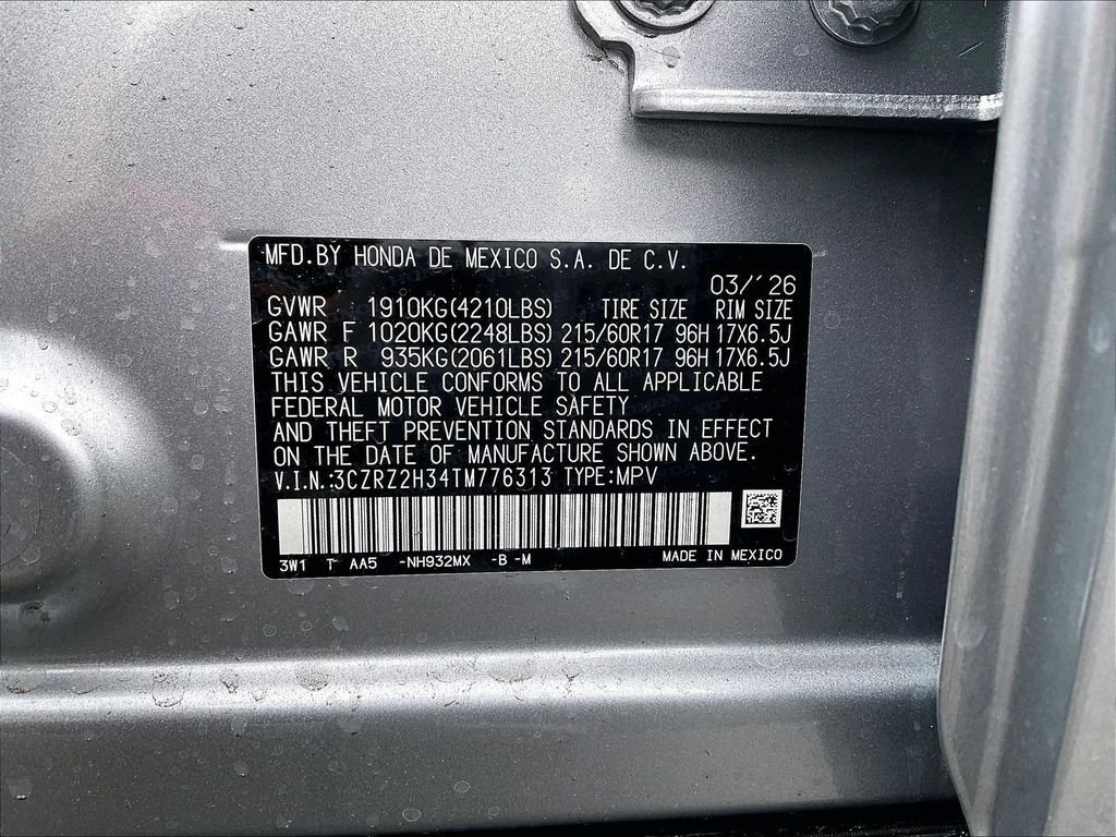 New 2026 Honda HR-V LX image 17