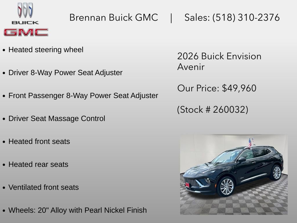 New 2026 Buick Envision Avenir AWD/4WD image 12