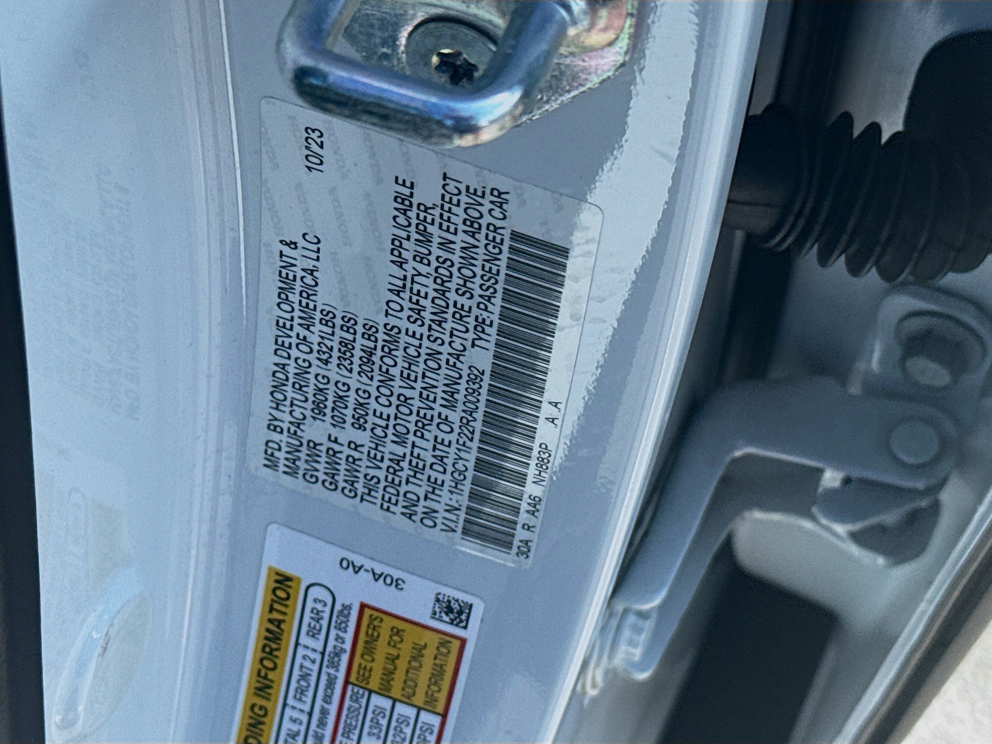 Certified 2024 Honda Accord LX image 36