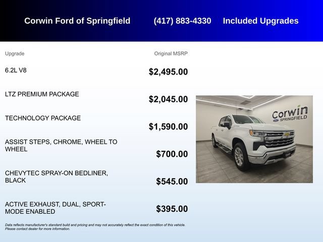 Used 2026 Chevrolet Silverado 1500 LTZ w/ LTZ Premium Package AWD/4WD image 5