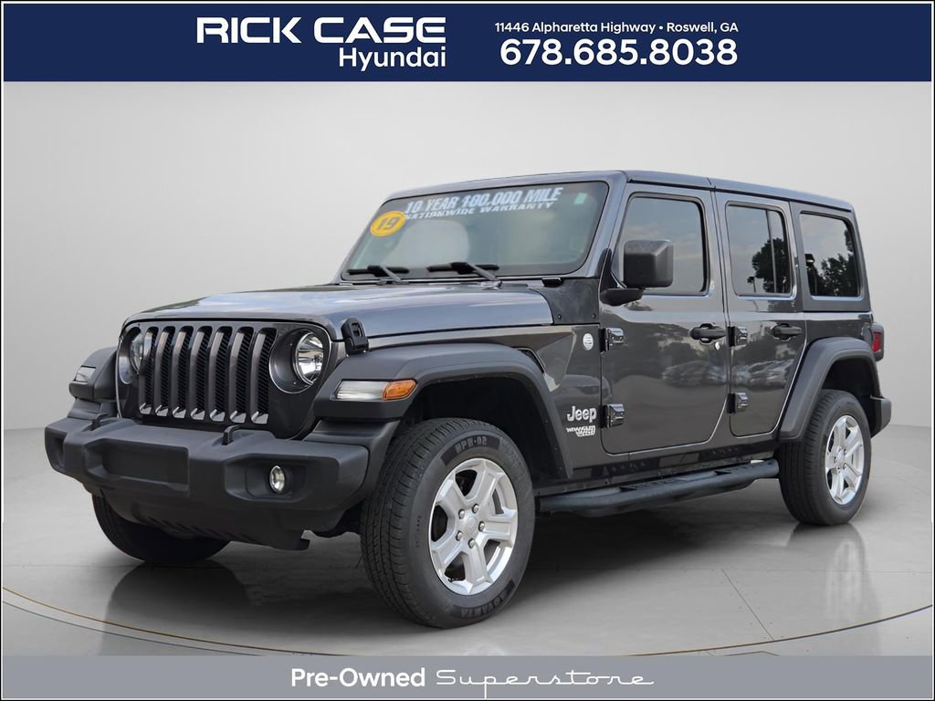Used 2019 Jeep Wrangler Unlimited Sport S AWD/4WD image 1