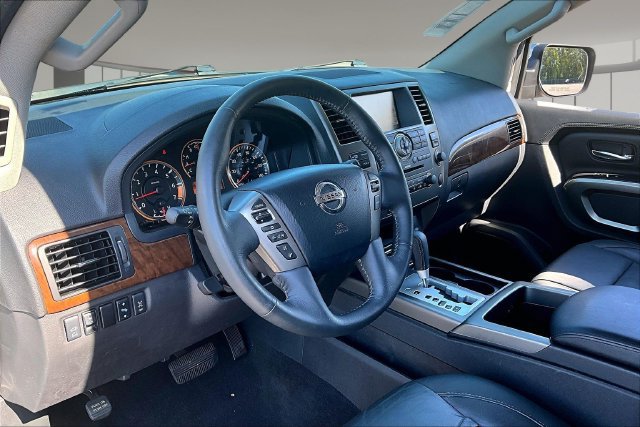 Used 2015 Nissan Armada Platinum w/ 2nd Row Captain Seat Package RWD image 17