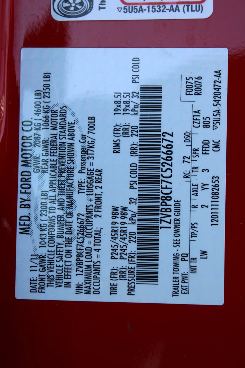 Used 2012 Ford Mustang GT Premium RWD image 9