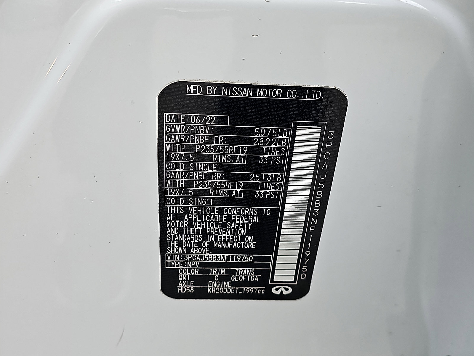 Used 2022 INFINITI QX50 Luxe w/ Cargo Package image 29