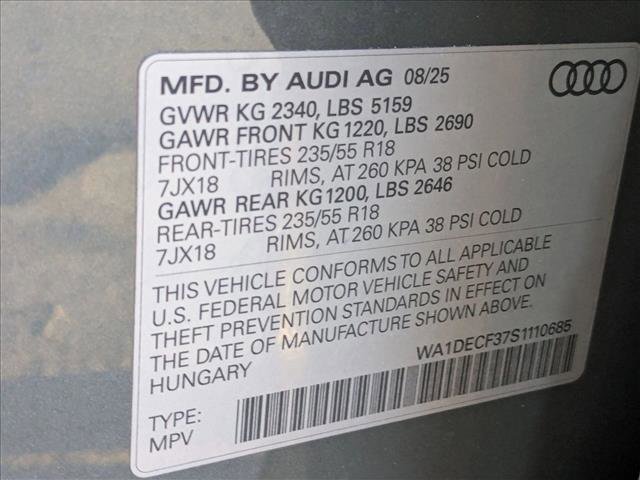 New 2025 Audi Q3 2.0T Premium image 20