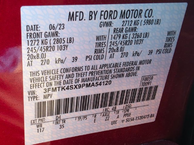Used 2023 Ford Mustang Mach-E GT w/ GT Performance Edition AWD/4WD image 7