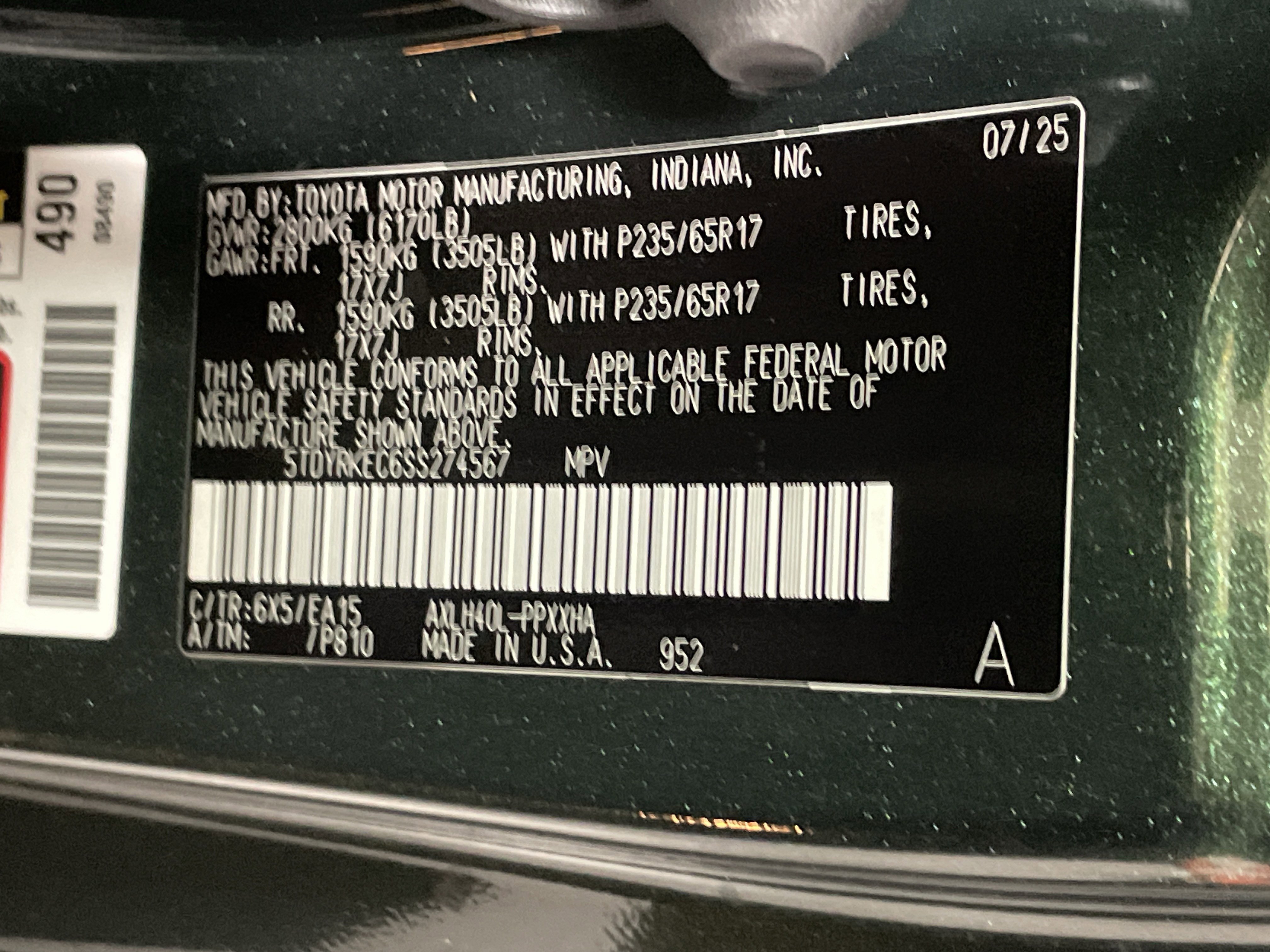 Certified 2025 Toyota Sienna XLE image 36