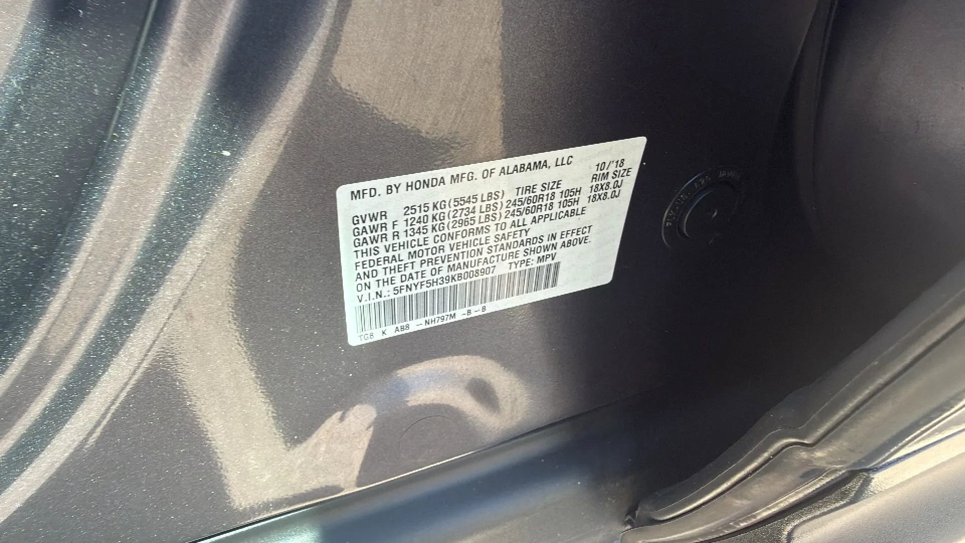 Used 2019 Honda Pilot EX image 25