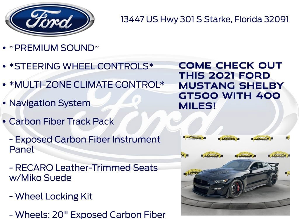 Used 2021 Ford Mustang Shelby GT500 w/ Carbon Fiber Track Pack image 15
