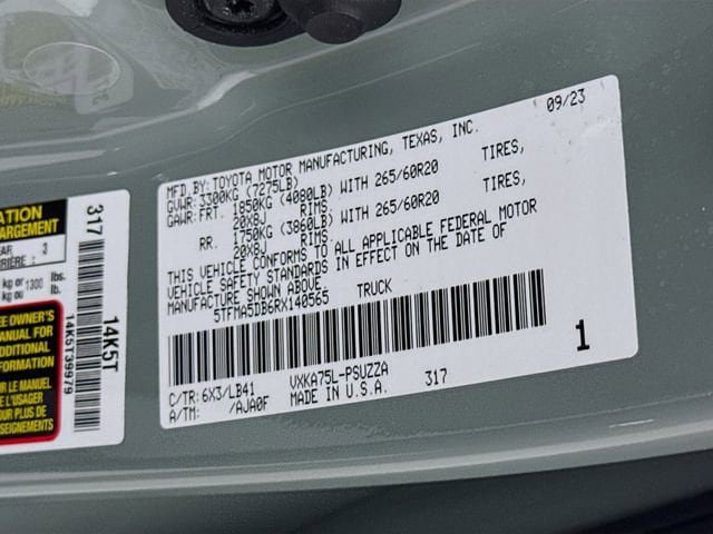 Used 2024 Toyota Tundra 1794 Edition AWD/4WD image 32