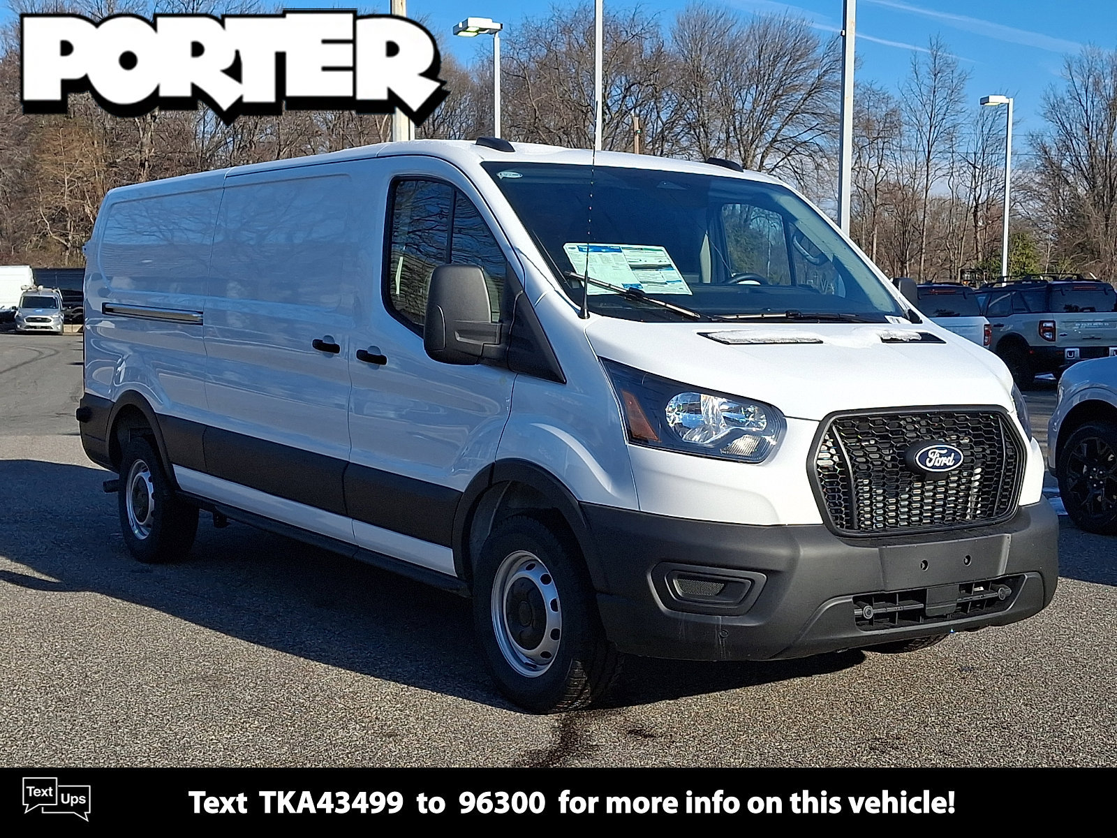 New 2026 Ford Transit 150 Low Roof w/ Load Area Protection Package