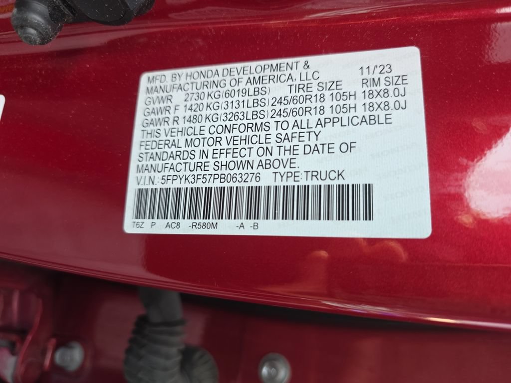 Certified 2023 Honda Ridgeline RTL image 26